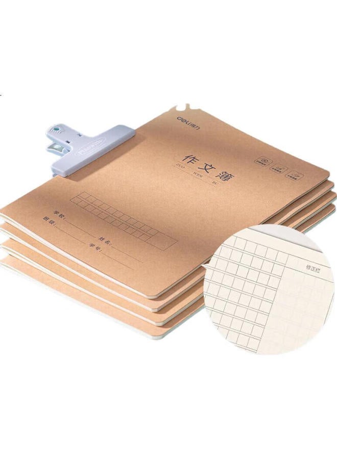 Deli 5-Pack 16K 30-Sheet Elementary School Stitched Exercise Books, Notebook Paper, Student Practice Notebooks F1630-5 - Image 3