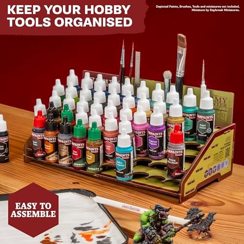 The Army Painter, Warpaints Air Mega Set Combo, 60 x 18ml Pre-thinned Acrylic Airbrush Paints, Incl. 9 Metallics, 1 Fluo & 1 Project Paint Station - Air Brush Miniature Model Paint for Dnd & Warhammer - Image 4