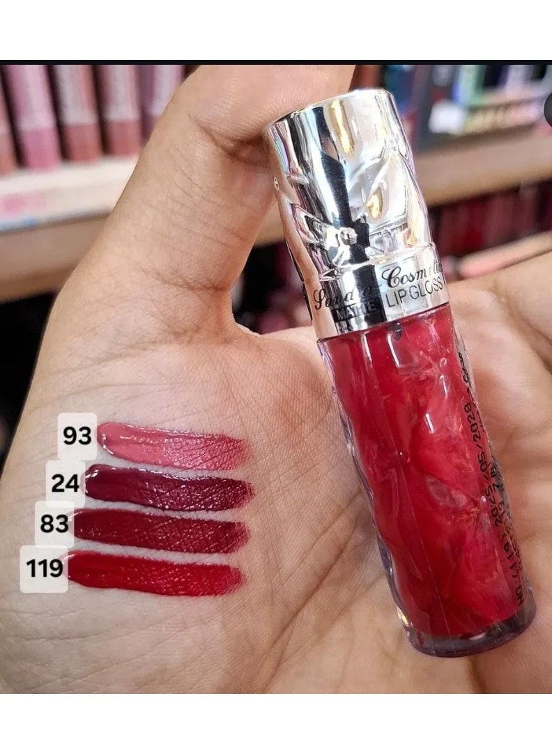 Sandra Cosmetics Velvet Matte Lip Gloss, Long-Lasting Liquid Matte Lipstick, Waterproof Creamy Formula with Beeswax, Highly Pigmented Intense Color, Non-Drying Smooth Application, Daily Wear, Paraben-Free, 5ml - Image 4