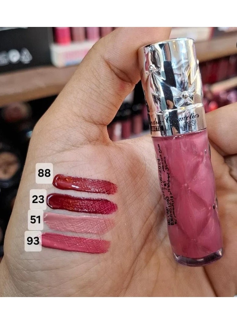 Sandra Cosmetics Velvet Matte Lip Gloss, Long-Lasting Liquid Matte Lipstick, Waterproof Creamy Formula with Beeswax, Highly Pigmented Intense Color, Non-Drying Smooth Application, Daily Wear, Paraben-Free, 5ml - Image 3