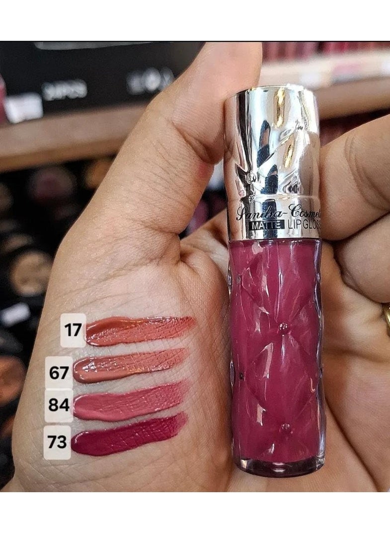 Sandra Cosmetics Velvet Matte Lip Gloss, Long-Lasting Liquid Matte Lipstick, Waterproof Creamy Formula with Beeswax, Highly Pigmented Intense Color, Non-Drying Smooth Application, Daily Wear, Paraben-Free, 5ml - Image 2