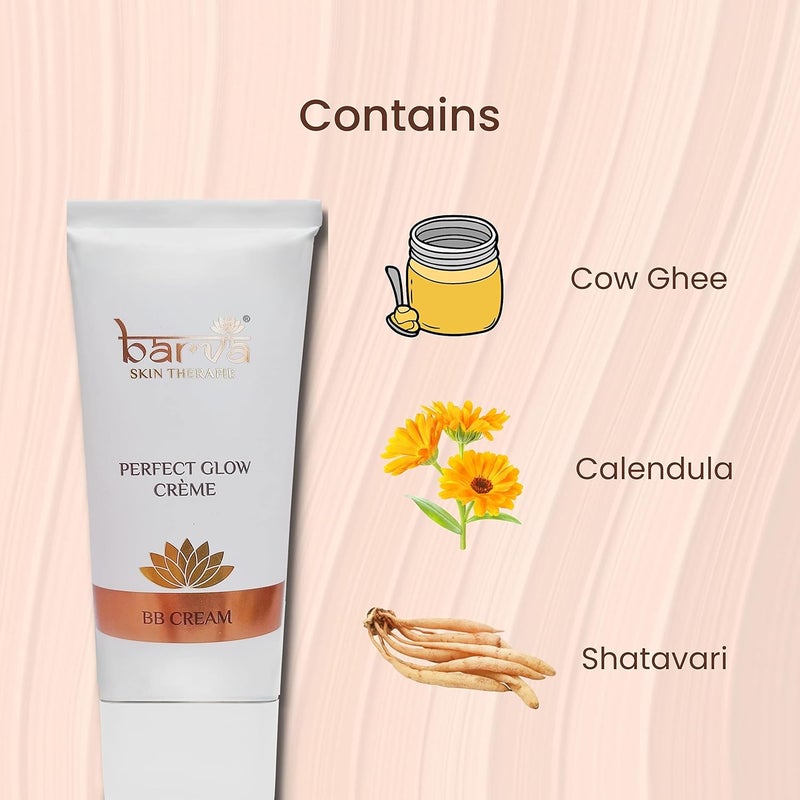 Barva Perfect Glow Creme Long Lasting 10 ml Lightweight BB Cream Foundation Combo Pack Beige - Image 2