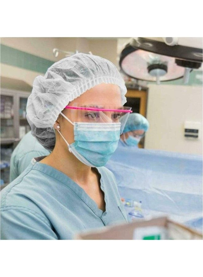 Gesalife Disposable Shower Caps Non Woven Mob Hair Net 19 Inch White Pack of 100 Pcs - Image 5