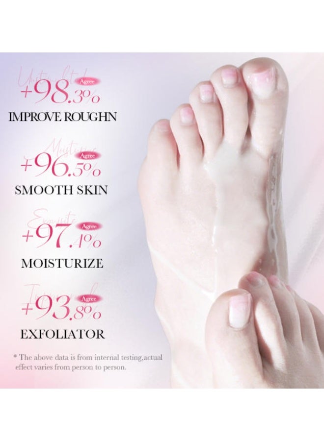 BIOAQUA 5 Pairs Strawberry Cake Exfoliating Smooth Foot Mask Intersive Moisturizing Tender Smooth Nourishing Anti Dry Cracking - Image 3