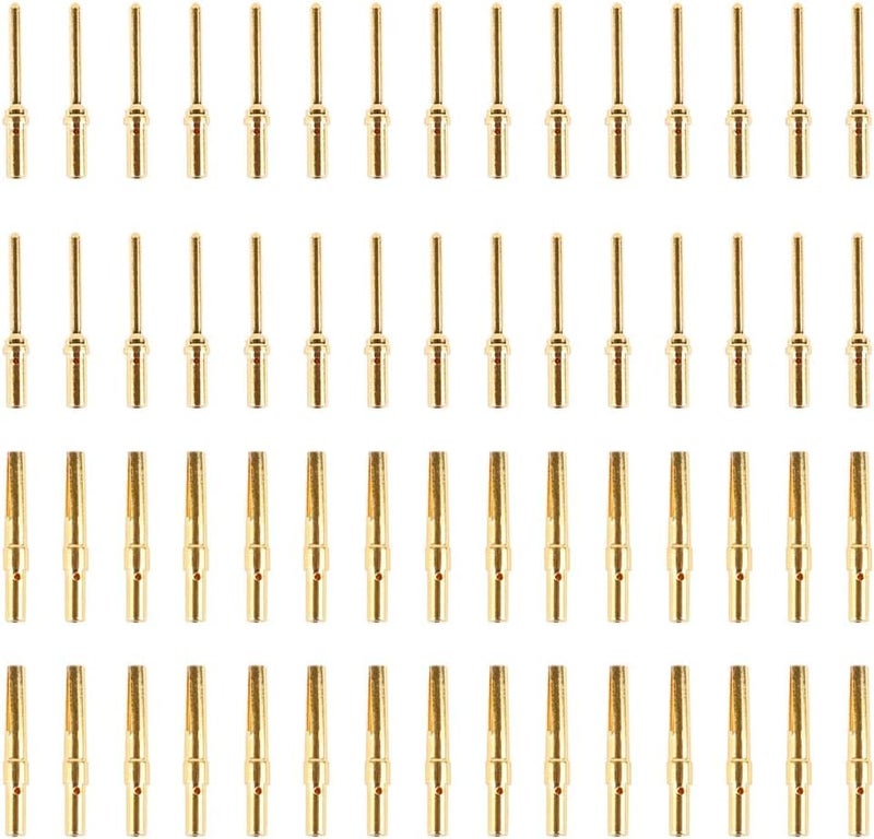 JRready ST6239 Gold Plate Terminal DB9 Connector pin barrle 2050891 and 2050901 DSUB Crimp Connector Crimp contacts30 Pin and 30 Socket - Image 1