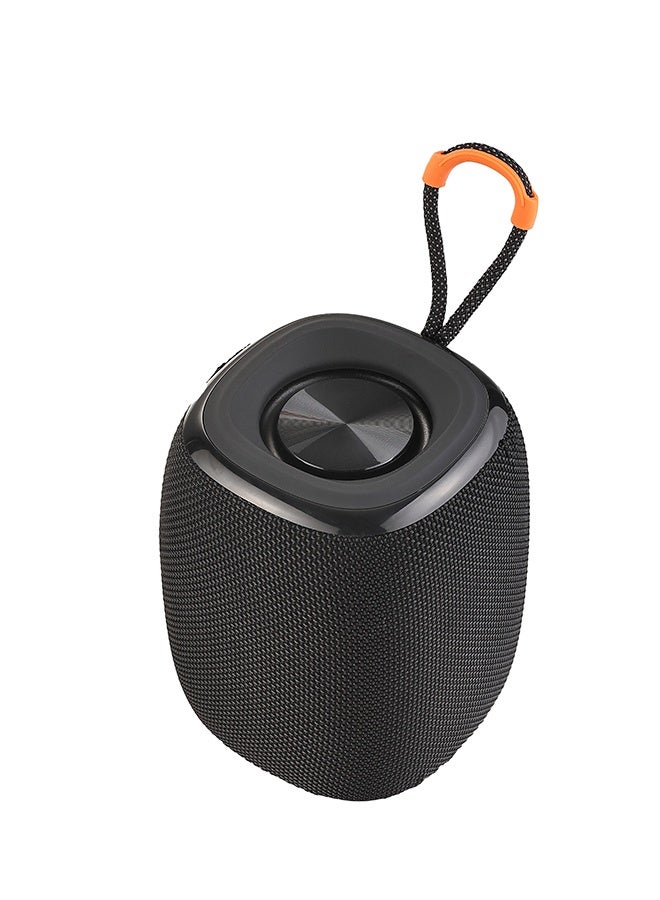 LAWAZIM Waterproof Bluetooth Speaker - 7W Black Color With LED Light - Portable Wireless Speaker with Deep Bass, TF/USB/FM/Bluetooth Playback, and USB-C Charging - for Outdoor, Travel, and Indoor Use - Image 4