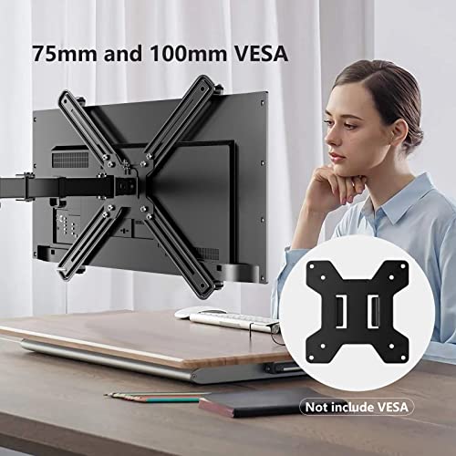 Pholiten VESA Mount Bracket Adapter Monitor Arm Mounting Kit for Screen 13 to 27 inch,75mm or 100mm VESA - Image 5