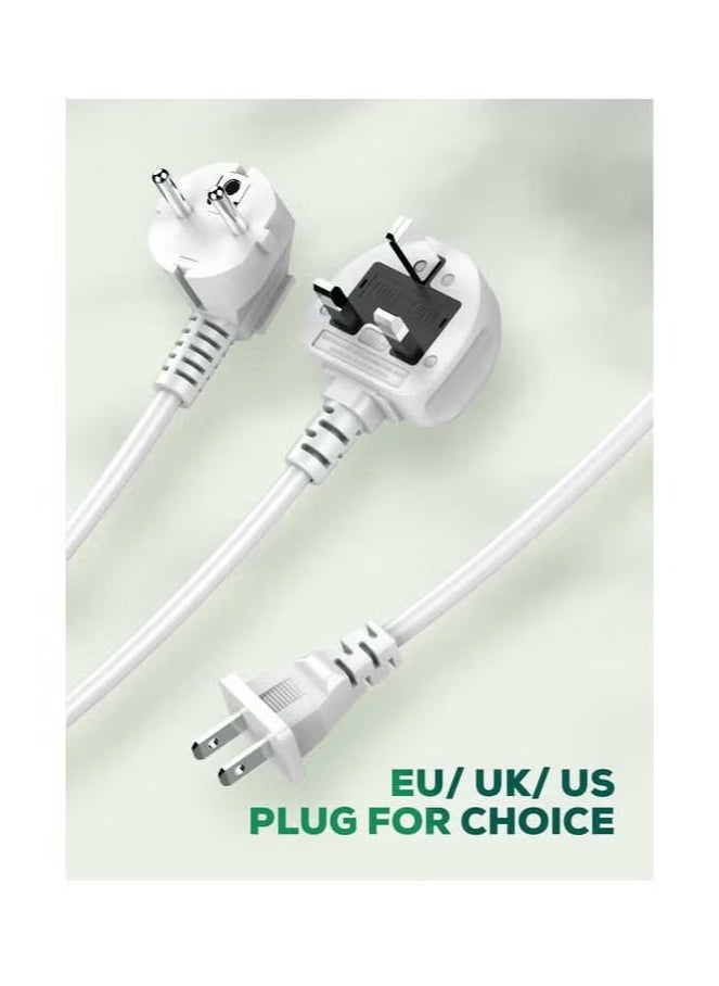 ELTRAZONE SC5614 Power Strip – 5 AC Outlets & 6 USB Charging Ports, 2m Long Extension Cord, Ideal for Home & Office Use, Surge Protection, Compact Design for Multiple Devices  - Image 4
