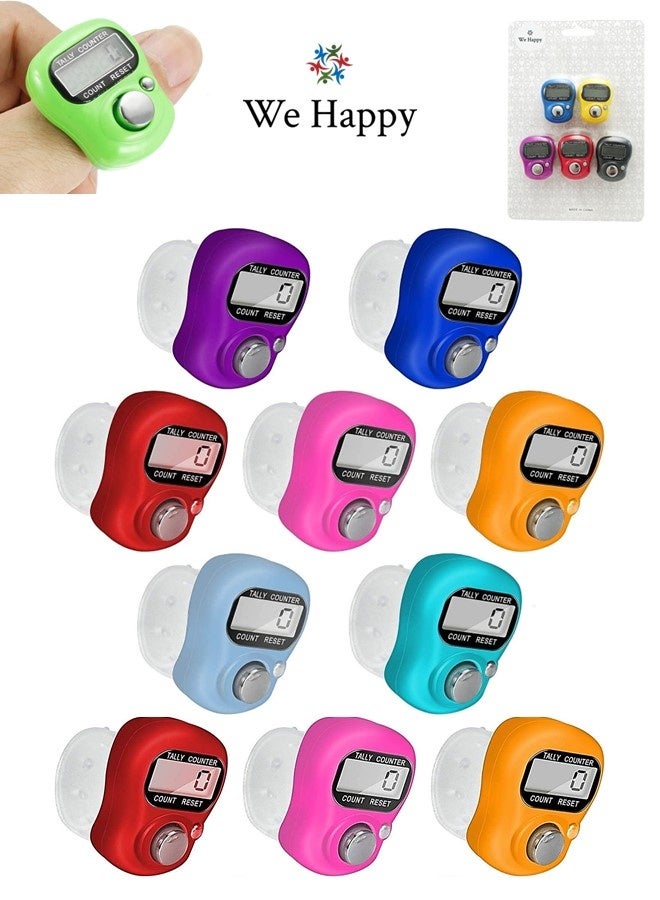 وي هابي عداد تحصيل تسبيح رقمي 10 قطع ، أداة عد الصلاة لشهر رمضان ، يأتي بألوان متنوعة - Image 1