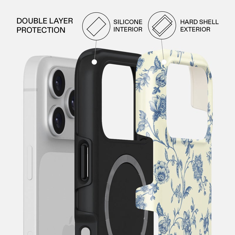 بورجا جراب بورجا سويت هارت الفاخر لهاتف آيفون 17 برو، متوافق مع هيكل صلب مزدوج الطبقات هجين + حماية من السيليكون - غطاء مقاوم للخدش والصدمات - Image 2