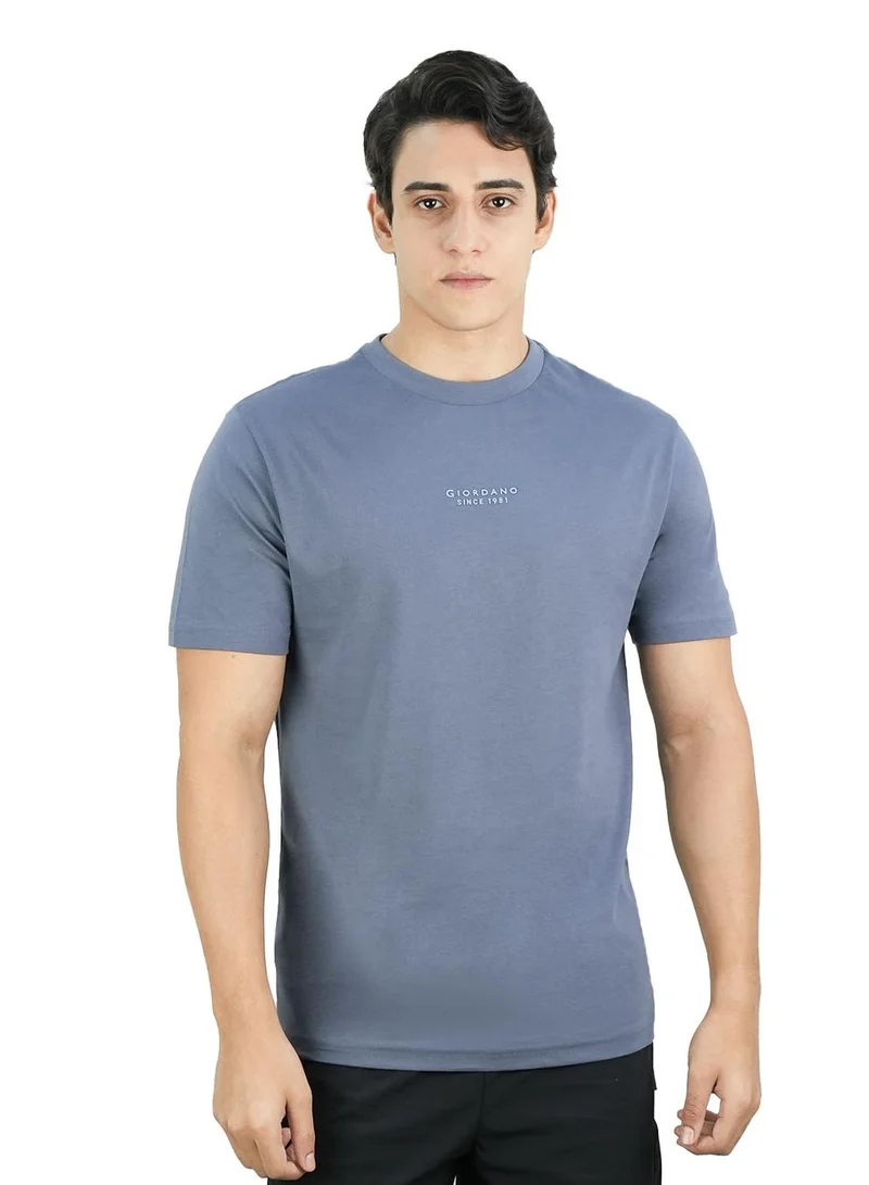 GIORDANO Men's Cotton Signature Print Tee