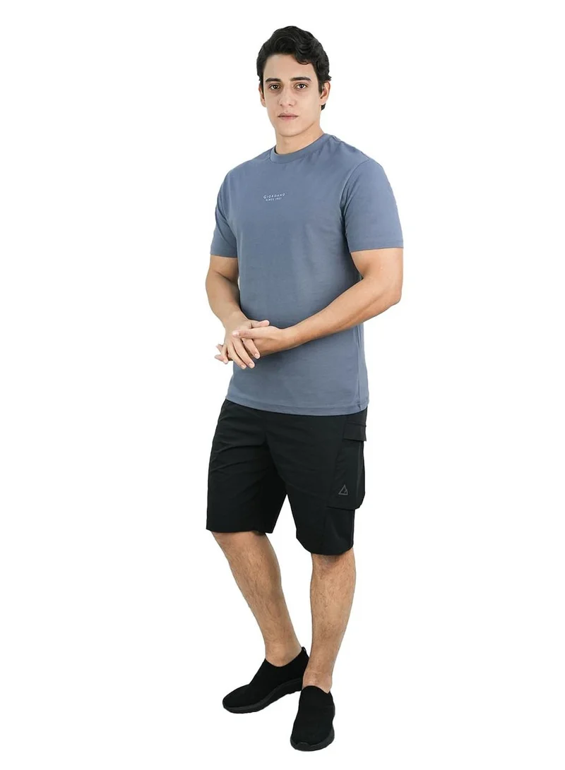 GIORDANO  Men's Cotton Signature Print Tee for Men | Best Price UAE