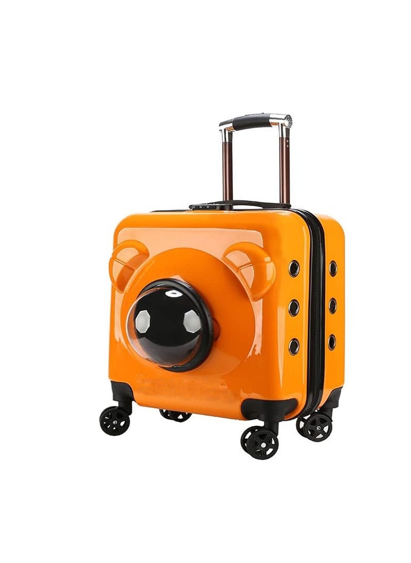 Cool Baby - Pet Carrier, Portable Rolling Pet Carrier Cat Carrier Dog Carriers for Dogs Cats   Travel Carrier Bag with Wheels Tie-Rod for Traveling Hiking Camping - Image 1
