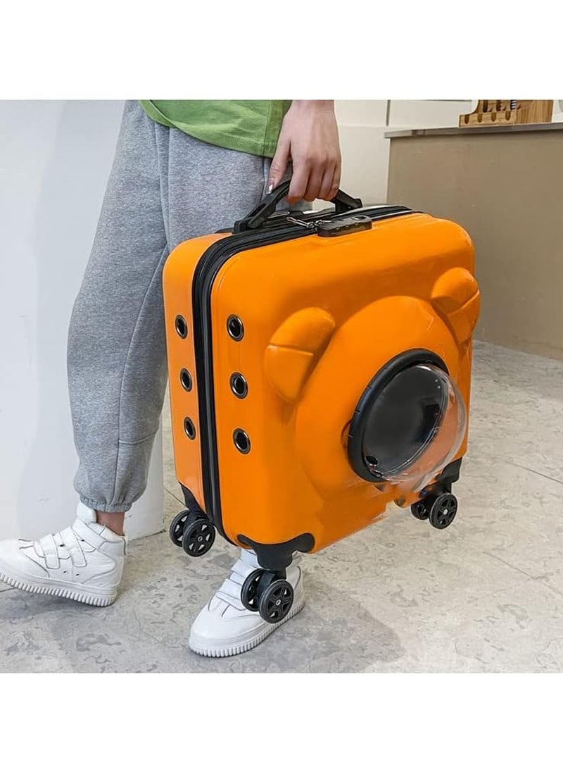 Cool Baby - Pet Carrier, Portable Rolling Pet Carrier Cat Carrier Dog Carriers for Dogs Cats   Travel Carrier Bag with Wheels Tie-Rod for Traveling Hiking Camping - Image 1