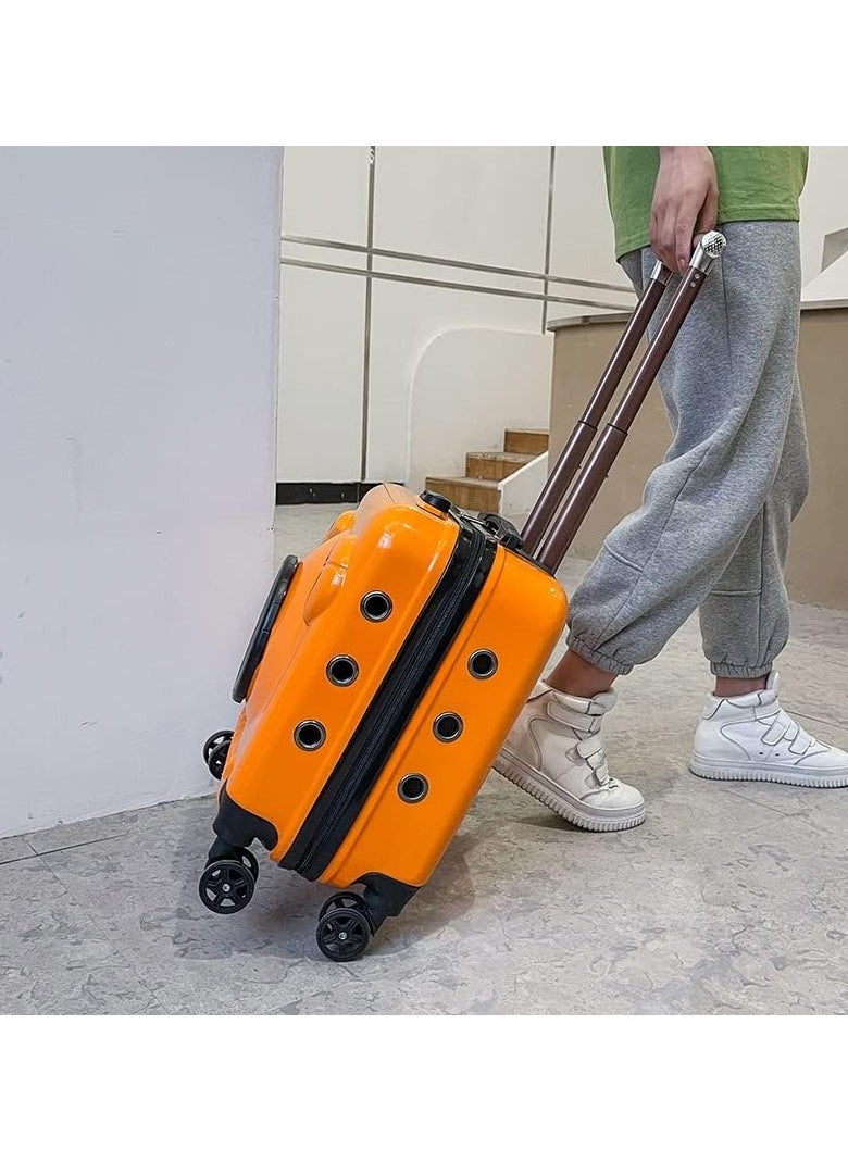 Cool Baby - Pet Carrier, Portable Rolling Pet Carrier Cat Carrier Dog Carriers for Dogs Cats   Travel Carrier Bag with Wheels Tie-Rod for Traveling Hiking Camping - Image 1