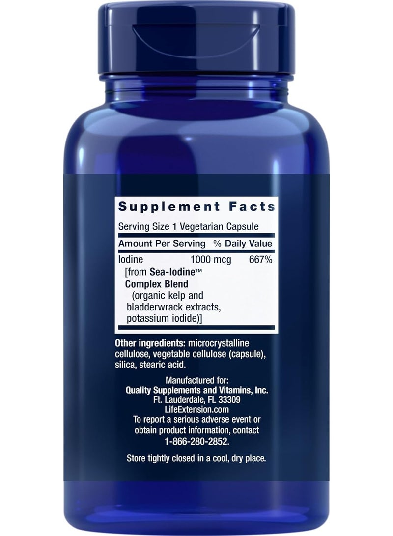 لايف إكستنشن سي–آيودين 1000 ميكروغرام – 60 كبسولة نباتية - Image 2