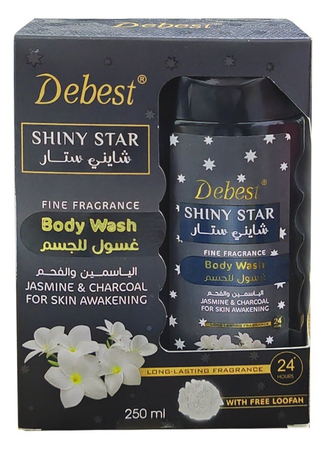 Debest  - Shiny Star Fine Fragrance Body Wash 250ml - Image 1