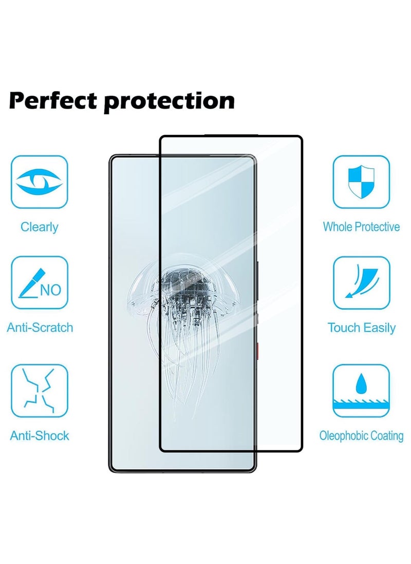Generic 2 Pack Screen Protector for ZTE Nubia Red Magic 10 Pro / 10 Pro+, 2 Tempered Glass Screen Protector,Case Friendly,Scratch Resistant,HD-Clear,Clear  - Image 4