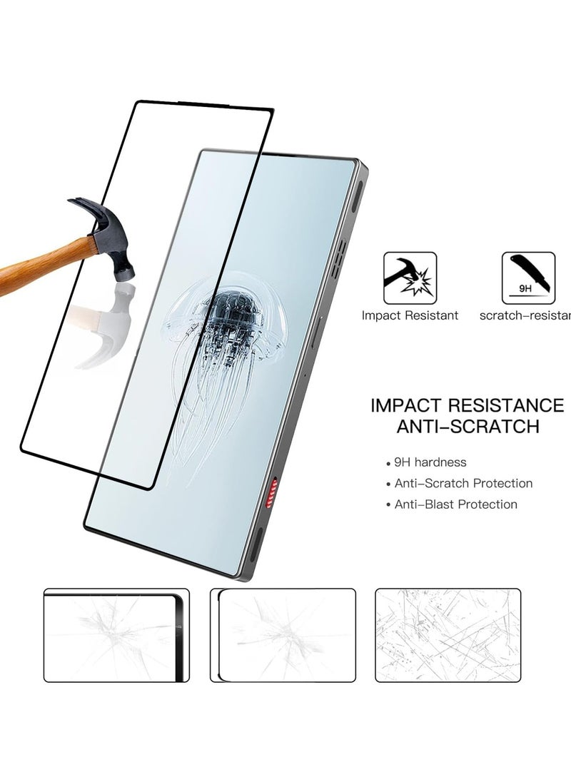 Generic 2 Pack Screen Protector for ZTE Nubia Red Magic 10 Pro / 10 Pro+, 2 Tempered Glass Screen Protector,Case Friendly,Scratch Resistant,HD-Clear,Clear  - Image 2