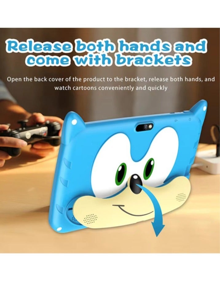 AROAQ Kids Tablet, 7 Inch Kids Learning Toy Computer With Wifi, 400mah Battery Dual Cameras Kids Pad, Portable Children Smart Tablet With Quad Core Processor, (1pc, 64G, Red) - Image 2