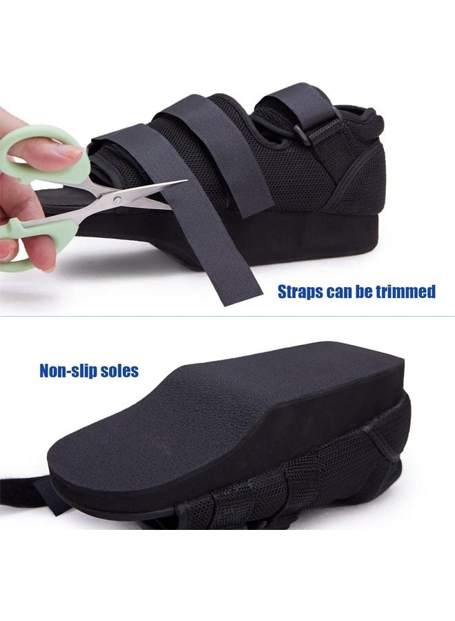 Beauenty Post-op Shoes for Broken Toe, Walking Toe Weight Bearing Shoe with Adjustable Straps, Reduce Pain, for Broken Toe/Foot Fracture To Offload Weight In Forefoot Region - Image 2