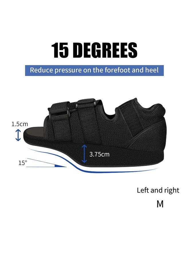 Beauenty Post-op Shoes for Broken Toe, Walking Toe Weight Bearing Shoe with Adjustable Straps, Reduce Pain, for Broken Toe/Foot Fracture To Offload Weight In Forefoot Region - Image 5