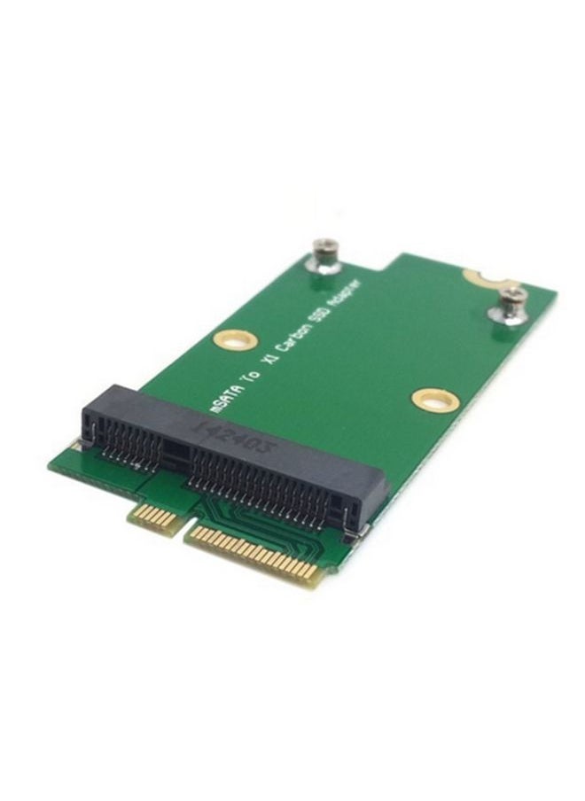 BURAQ Mini PCI-E MSATA SSD Add PCBA Cards for Lenovo X1 Ultrabook Carbon SSD  - Image 1