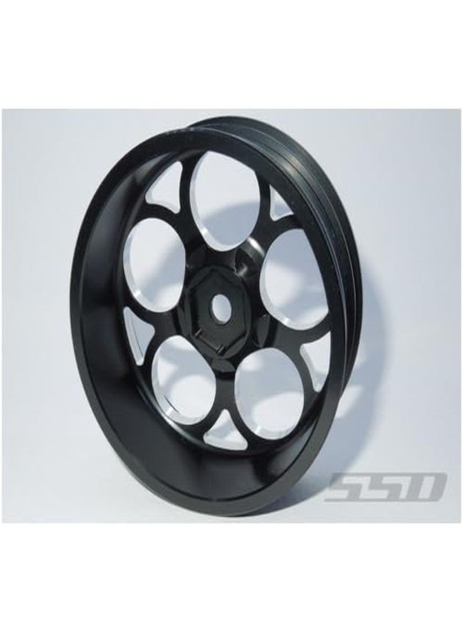 SSD RC 5 Hole Front 2.2" Drag Racing Wheels (Black) (2) - Image 4
