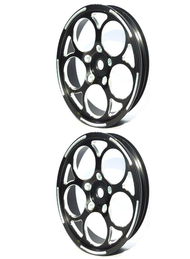 SSD RC 5 Hole Front 2.2" Drag Racing Wheels (Black) (2) - Image 1