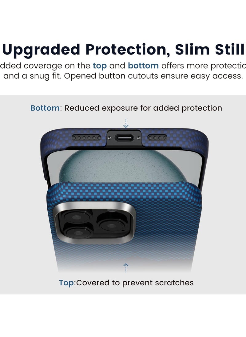 PITAKA - pitaka for iPhone 16 Pro Max Case Compatible with MagSafe, Thin & Light Case iPhone 16 Pro Max with a Caseless Feel, 1500D Aramid Fiber Woven [Tactile Woven Case-Over The Horizon] - Image 1