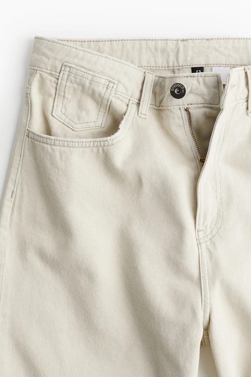 اتش اند ام جينز فضفاض بخصر منخفض