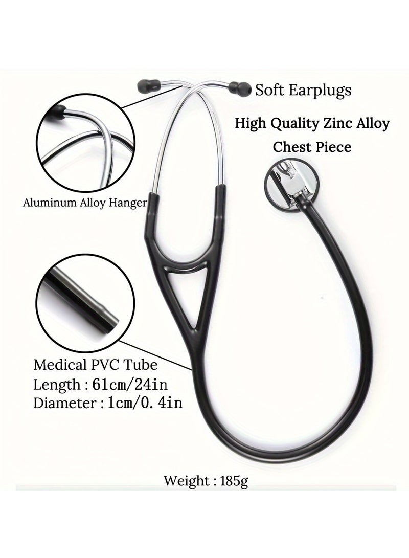 Cardiology Stethoscope Medical Single Head Doctor Stethoscope Professional Heart Lung Doctor Student Medical Equipment Device - Image 2
