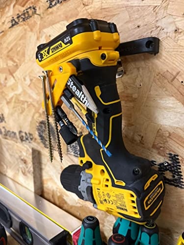 StealthMounts Bench Belt XL - Universal Tool Holder | Bench Belt Extra Large Set | Perfect Tool Hanger Storage Dock for Power Tools, Tape Measures and Belt Clips (Black) - Image 5