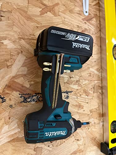 StealthMounts Bench Belt XL - Universal Tool Holder | Bench Belt Extra Large Set | Perfect Tool Hanger Storage Dock for Power Tools, Tape Measures and Belt Clips (Black) - Image 4