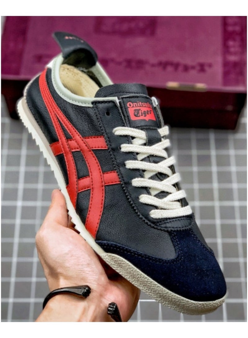 Onitsuka Tiger Onitsuka Tiger MEXICO 66 Deluxe Japan-made lambskin sneakers 