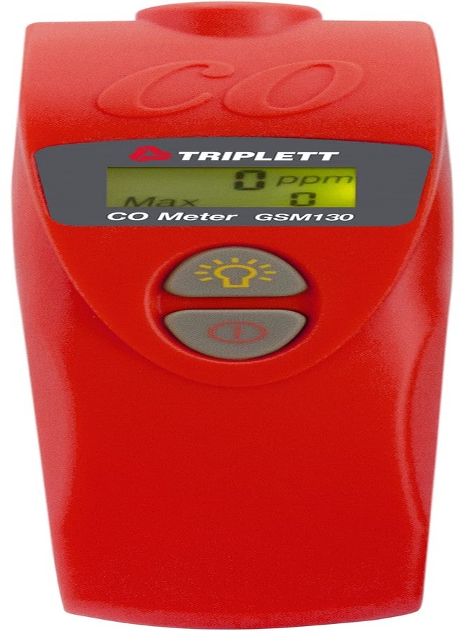 Triplett GSM130 Portable Carbon Monoxide (CO) Meter - 0 to 999ppm with Adjustable CO Alarm Level - Image 1