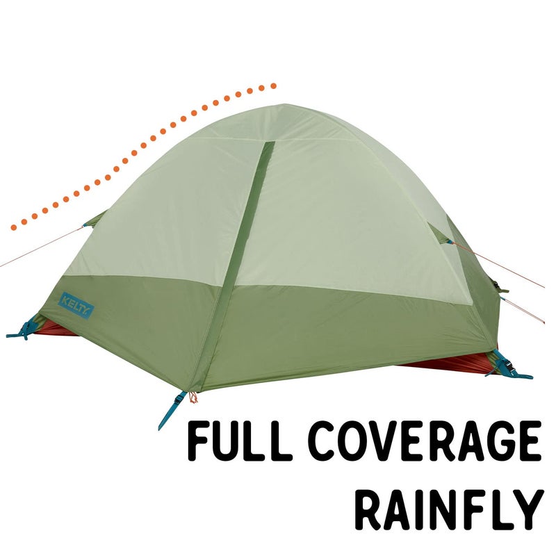 Kelty Discovery Trail Backpacking Tent, Lightweight and Easy to Setup Backpacking Shelter with 2 Aluminum Poles, Single Door Single Vestibule, Stuff Sack Included - Image 2