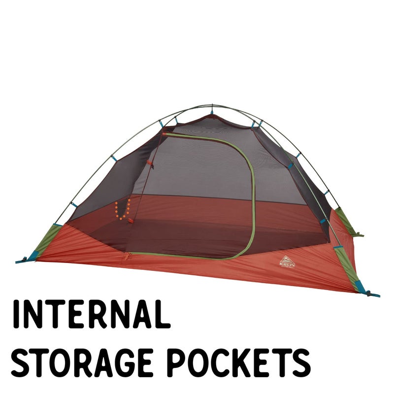 Kelty Discovery Trail Backpacking Tent, Lightweight and Easy to Setup Backpacking Shelter with 2 Aluminum Poles, Single Door Single Vestibule, Stuff Sack Included - Image 5