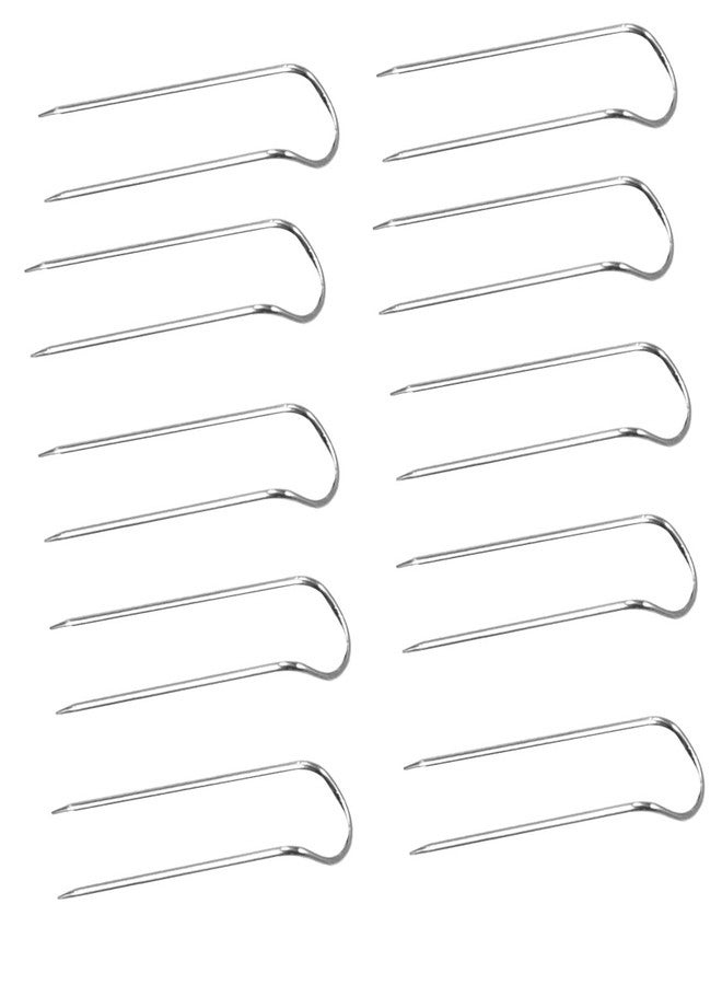 JFFX 50 Pcs Sewing Pins, 0.9 Inch U Shaped Fork Pin for Quilting, Crafts, DIY Sewing Jewelry Making - Image 1