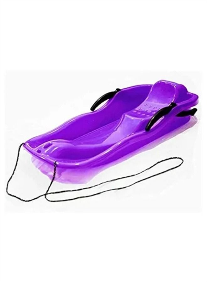 BLOOMING TIME Outdoor Sports Plastic Skiing Boards Sled Luge Snow Grass Sand Board Ski Pad Snowboard With Rope - Image 1