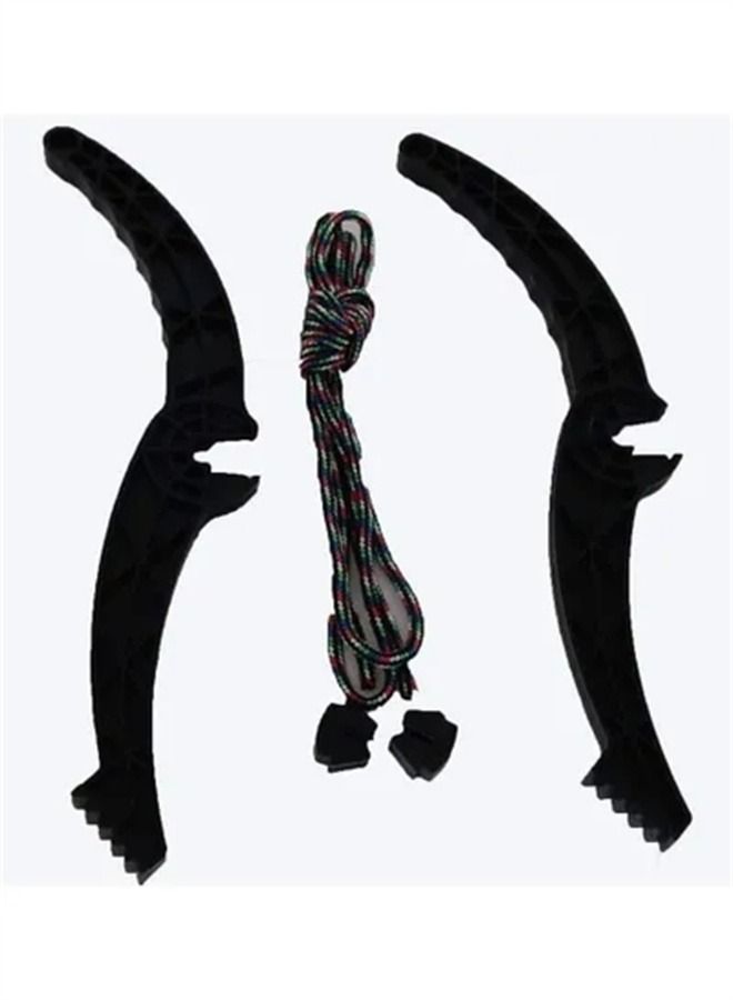 BLOOMING TIME Outdoor Sports Plastic Skiing Boards Sled Luge Snow Grass Sand Board Ski Pad Snowboard With Rope - Image 3