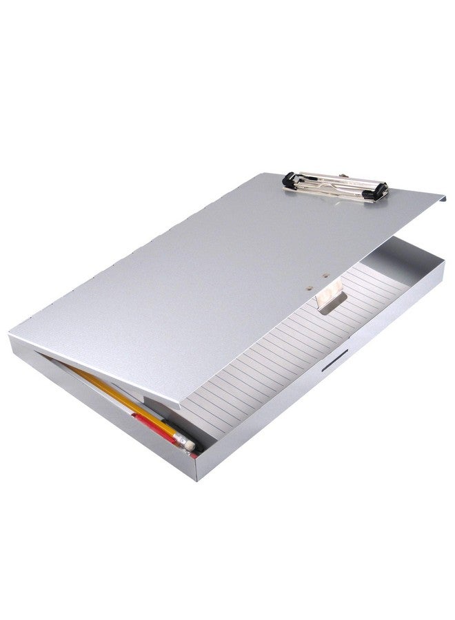 Saunders Recycled Aluminum Tuff-Writer Storage Clipboard, Letter Size, Silver, 1 Clipboard (45300) - Image 2