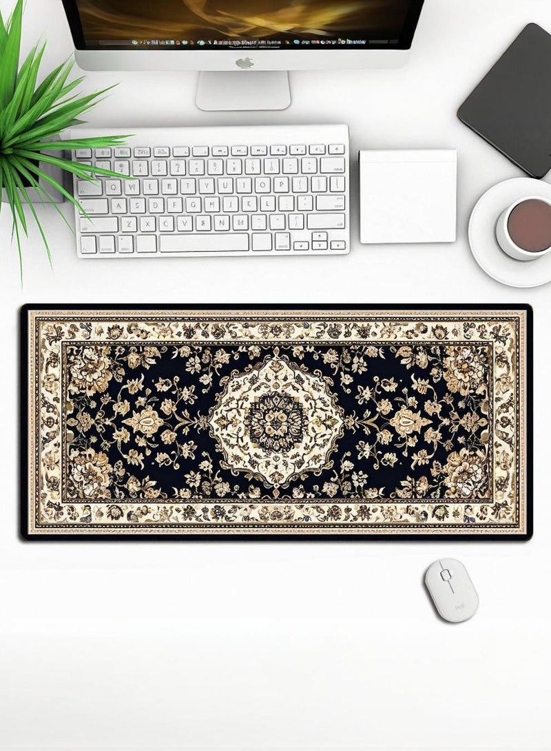 Large desktop mouse pad, waterproof gaming mouse pad, 800 x 300 x 3mm, 31.5 x 11.8 x 0.157 inches, gaming mouse pad, XXL desktop coffee pad, non slip desktop pad, XL gaming mouse pad, suitable for gaming, office, and home use 