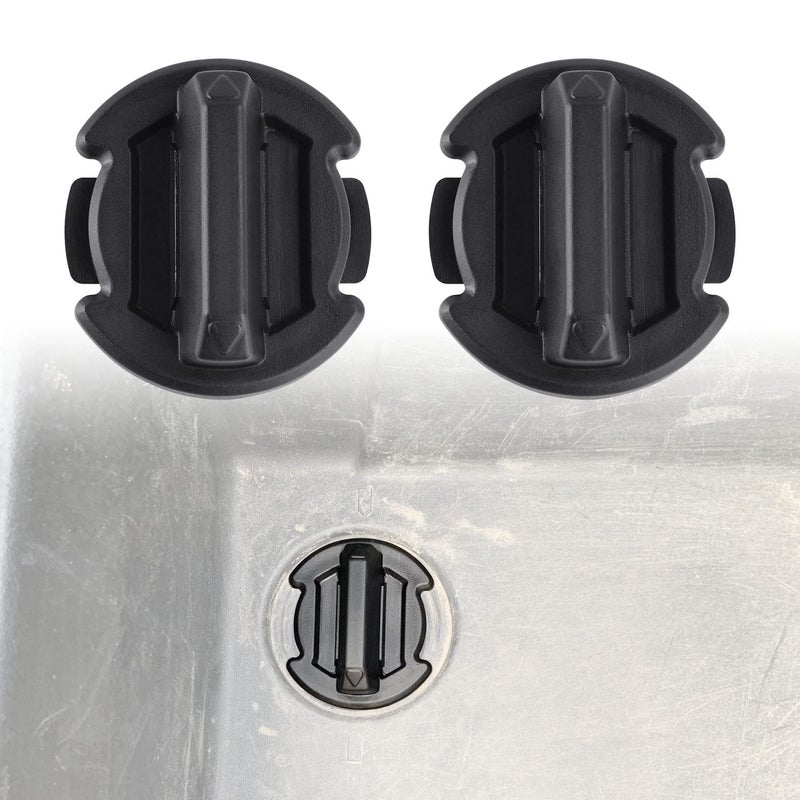 CUSAUTV 2 Pack Floor Drain Plug Trap Seal Plug Compatible with Polaris RZR 1000 900 XP Turbo General 20142021 AccessoriesReplace 84146945414694