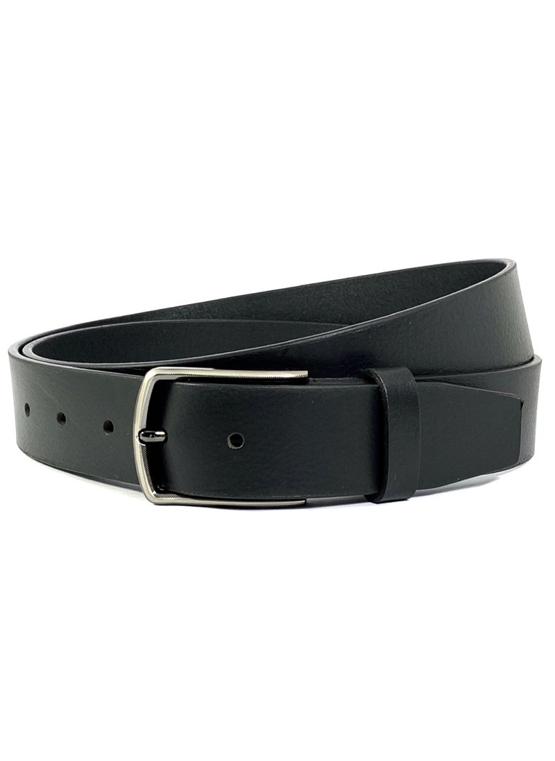 Classic Milano - CLASSIC MILANO® Genuine Leather Belt Men in an elegant GIFT BOX; Classic Jean Belt; Belts for men Mens belt Leather; Pin Buckle 35MM - Image 1