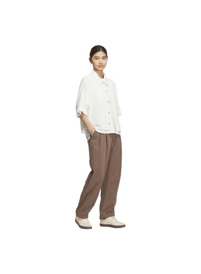 اديداس قميص بأكمام قصيرة SOFTLUX SHEER LOOSE FIT COLLAR - Image 4