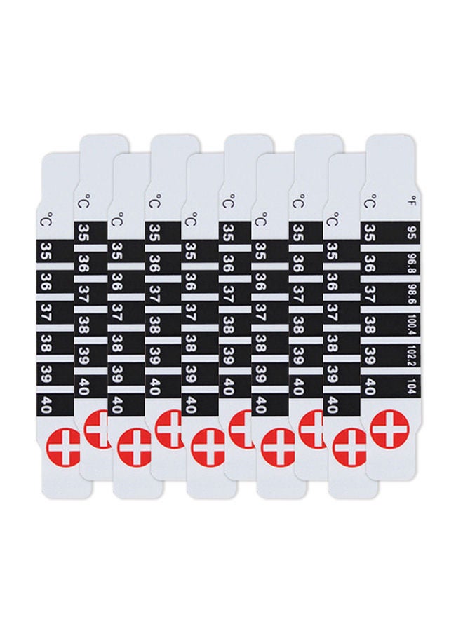 NIBEMINENT 20-Piece Reusable Forehead Thermometer Strip - Image 1