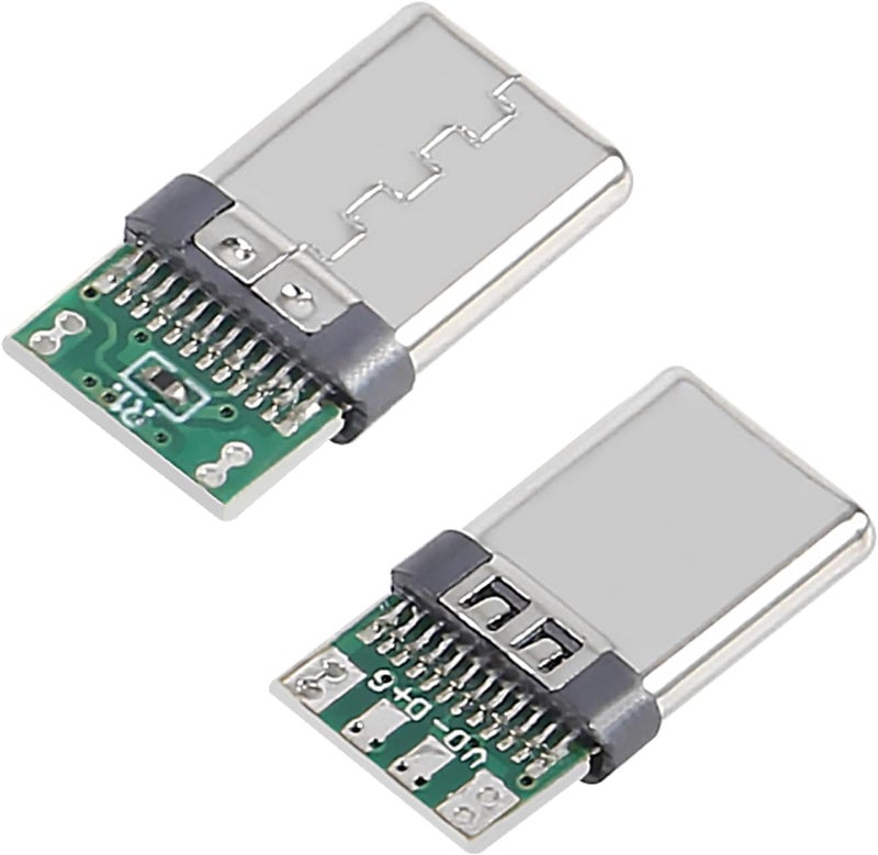 MELIFE 20pcs USB 31 TypeC Connector 24 Pins MaleFemale Socket Receptacle Adapter to Solder Wire  Cable 24 Pins Support PCB Board - Image 3