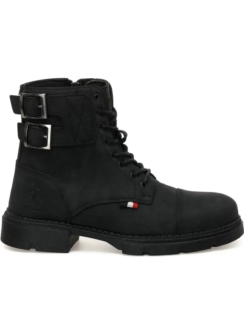 U.S. Polo Assn. BASE. Polo Assn. Petros Men's Boots Shoes Black V2