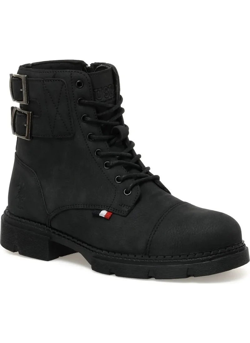 U.S. Polo Assn. BASE. Polo Assn. Petros Men's Boots Shoes Black V2